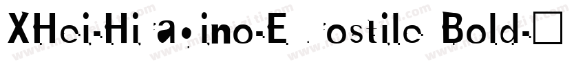 XHei-Hiragino-Eurostile Bold字体转换
